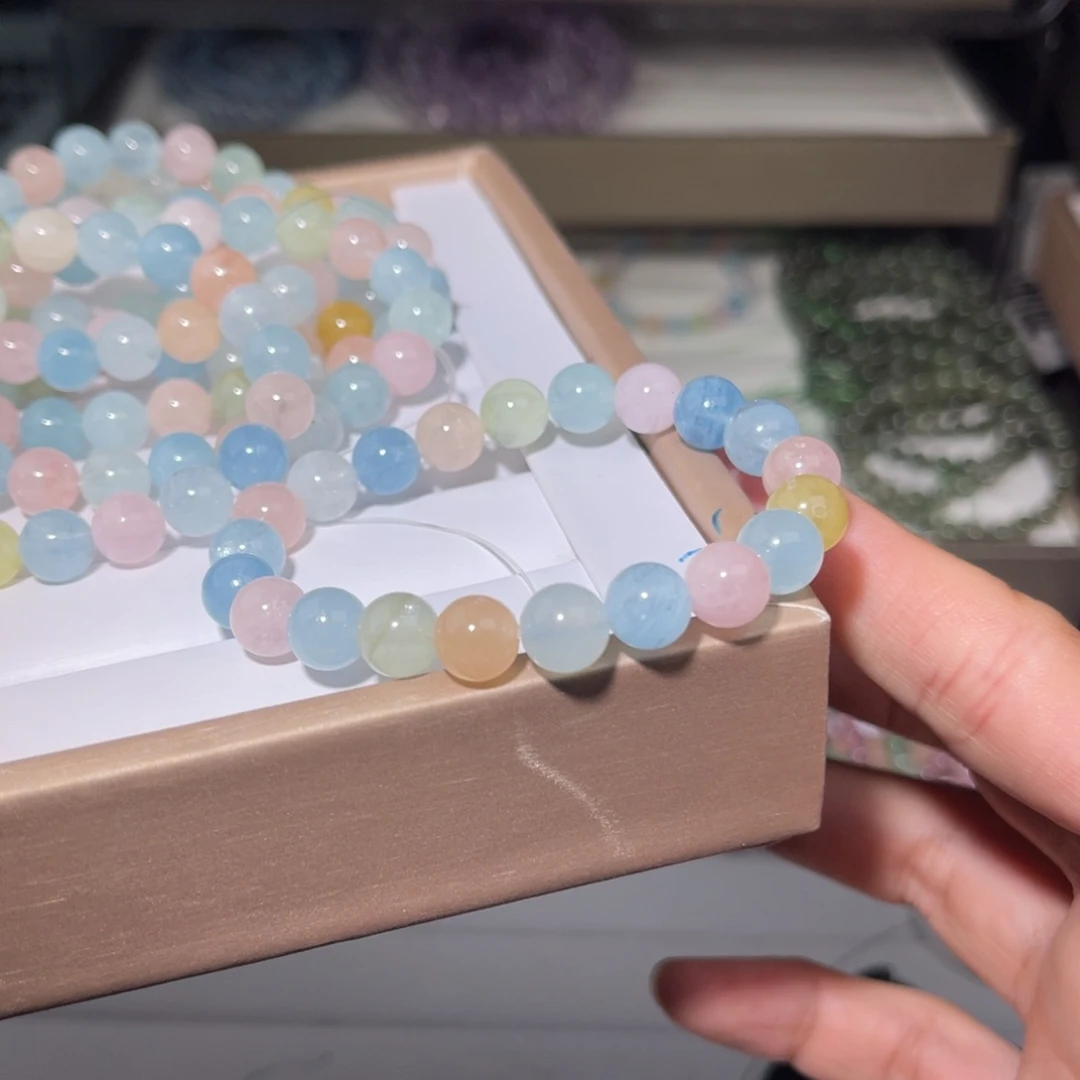 水晶手链未镶嵌摩根石021