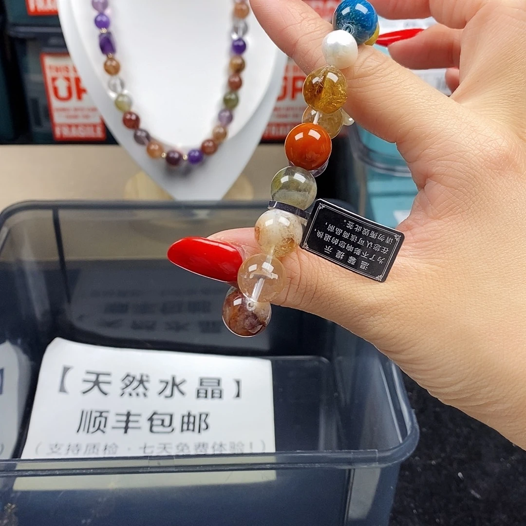 银S925镶嵌水晶手链