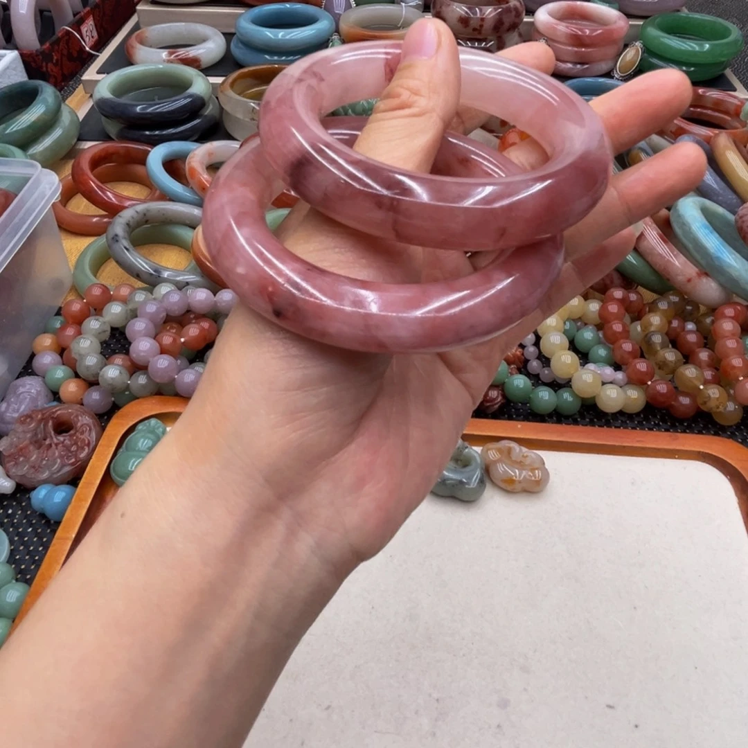 石英质玉未镶嵌圈口54