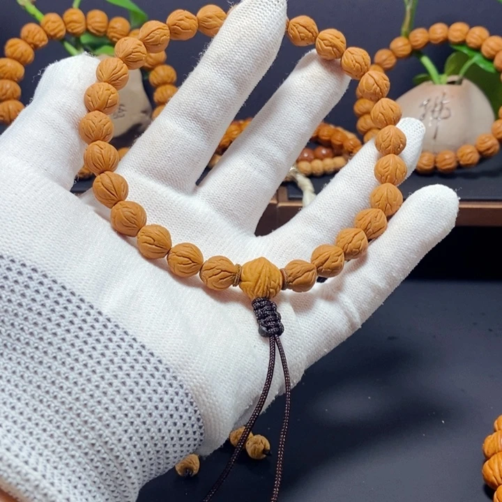 桃核手串玉龙脊手持