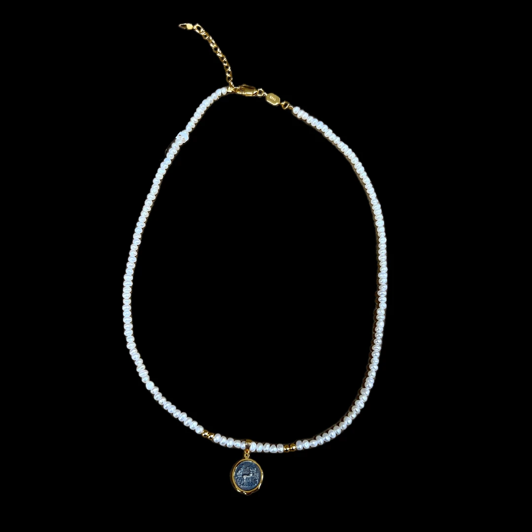 吊坠925银 V9209复古银项链！