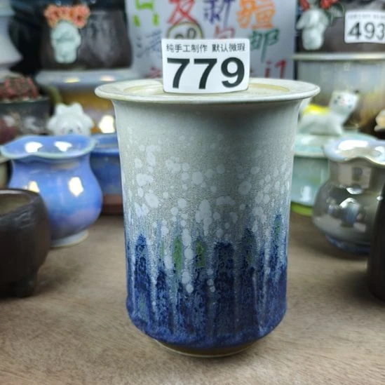 景德镇手工高温陶瓷：内口8外口11高13.5