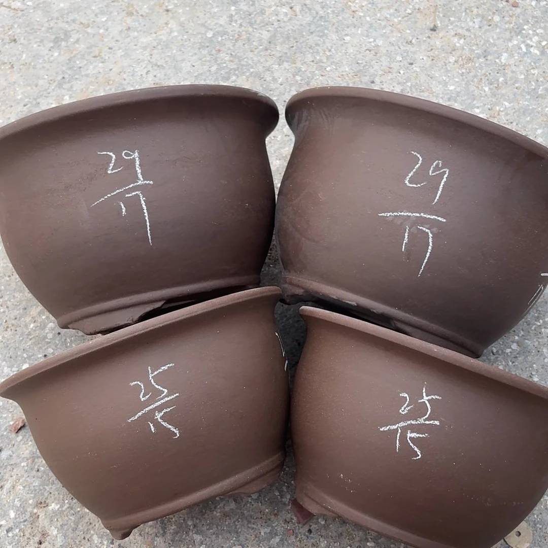 宜兴紫砂花盆，现货发