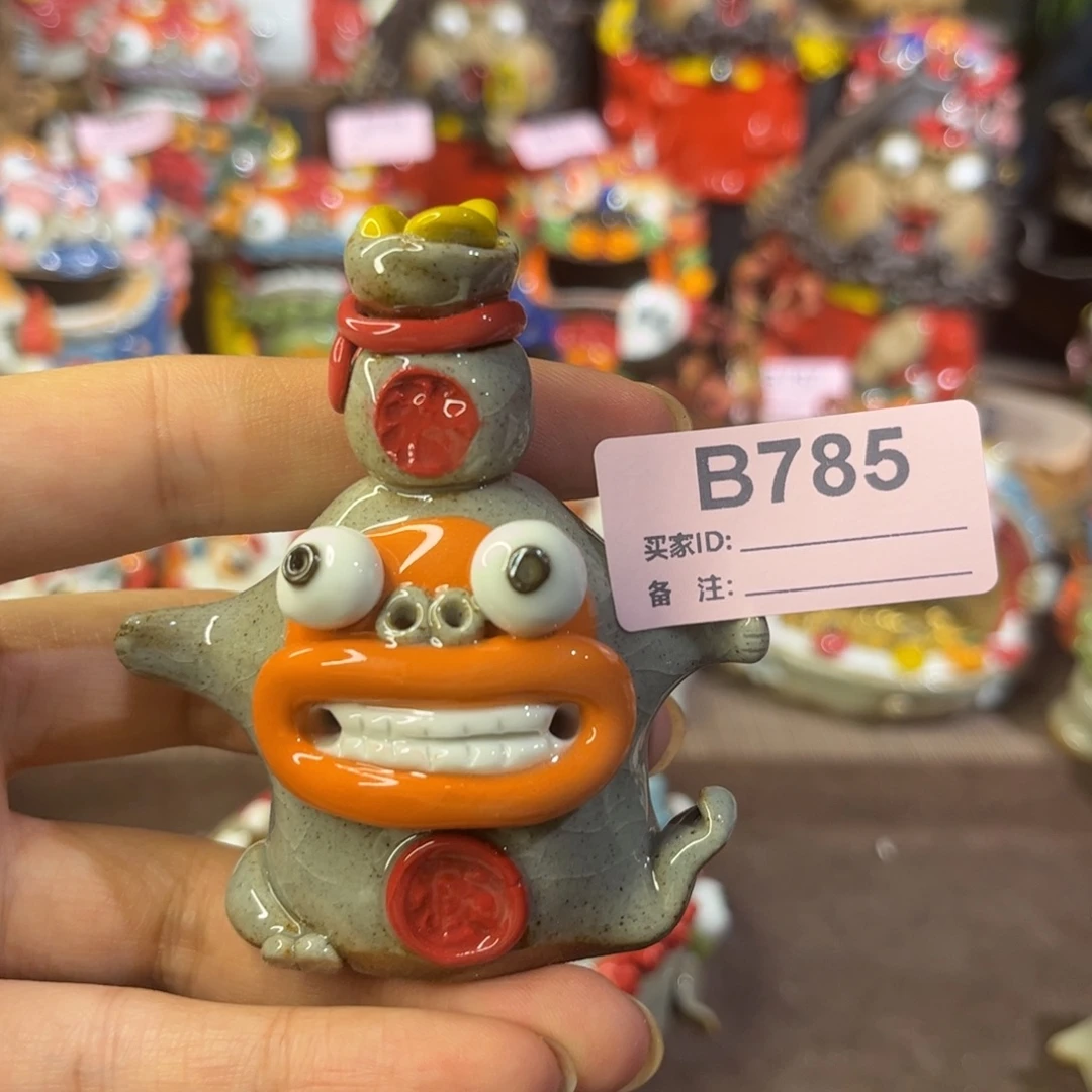 泥塑纯手工茶宠摆件