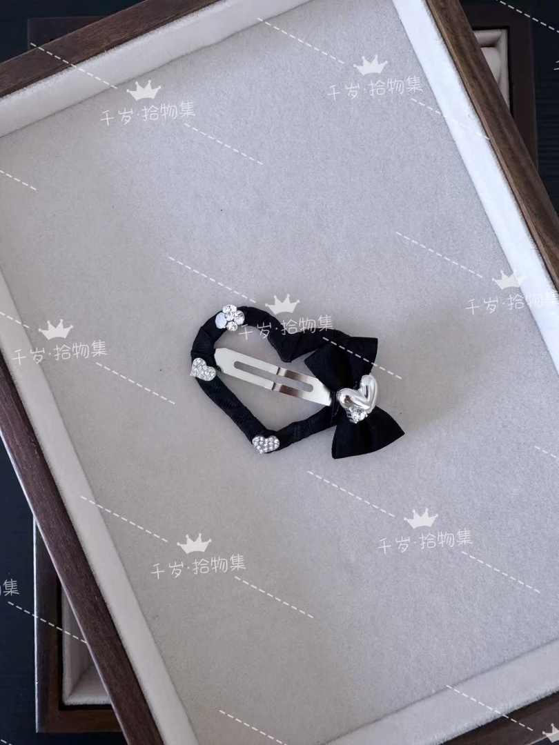 韩系原创爱心发夹侧边夹（004）