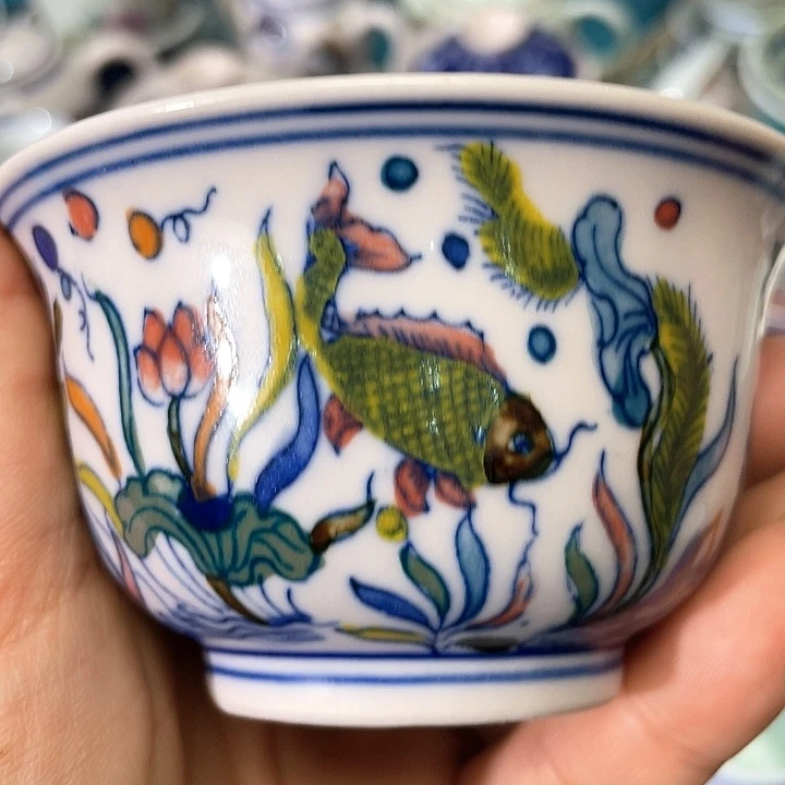 景德镇陶瓷主人杯123344