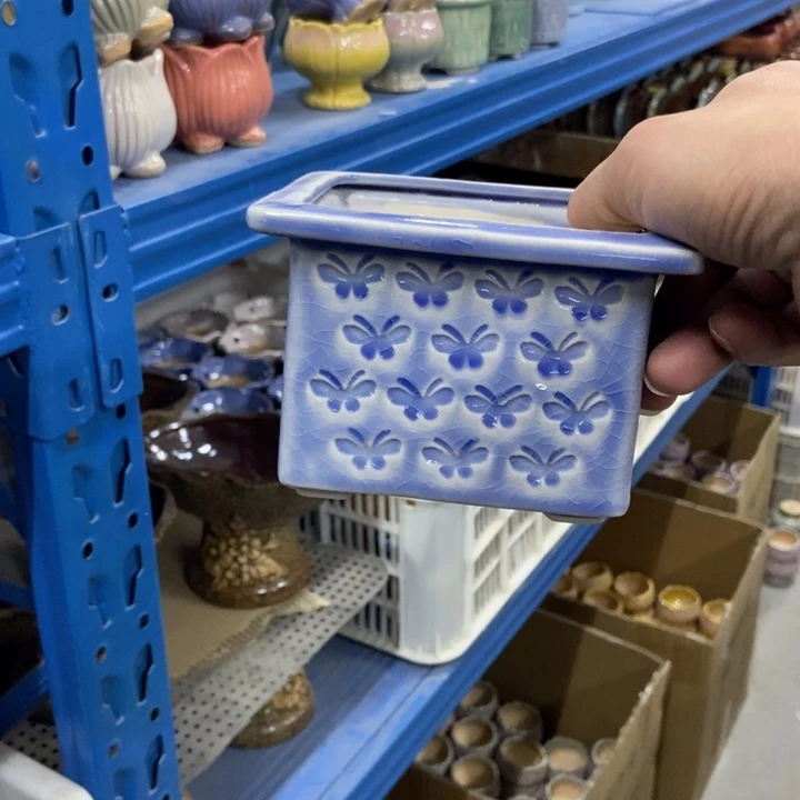 陶瓷花盆单场满9.9发12*8.3