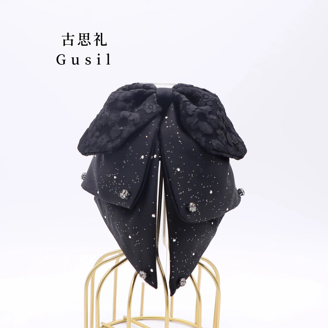 古思礼【墨蝶】精致时尚高级感蝴蝶马尾夹GS6363