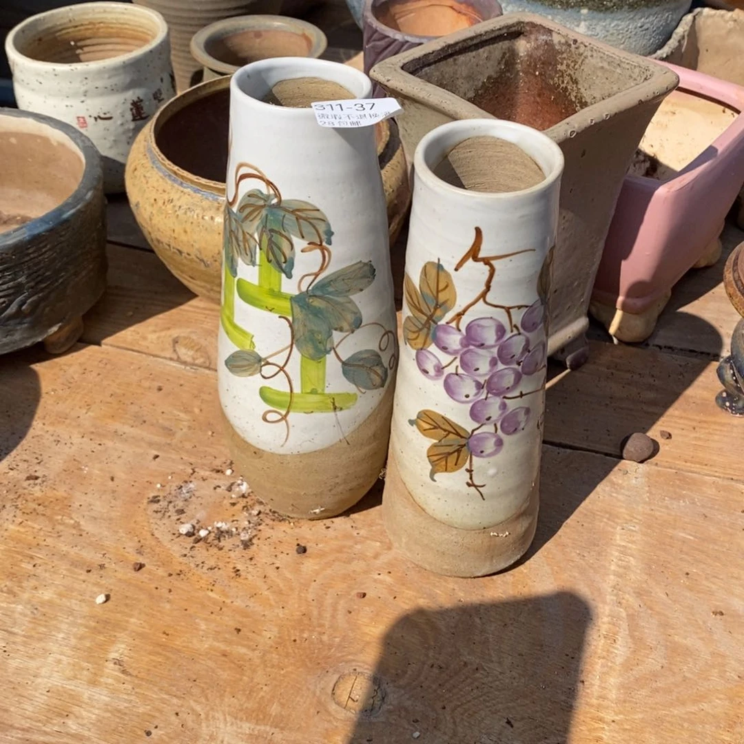 红陶云**轻37号多肉盆两个