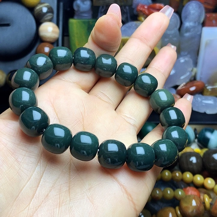 硅化玉未镶嵌手串