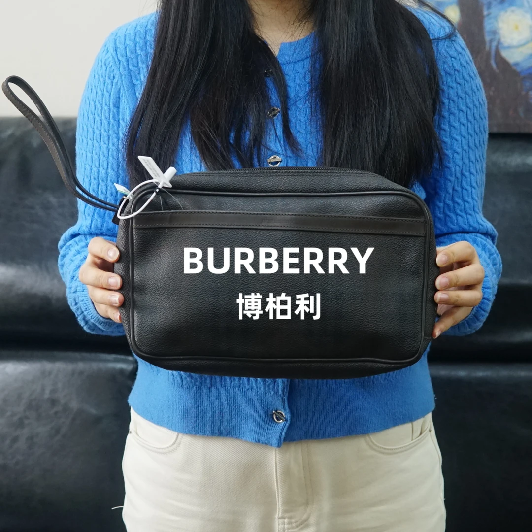 95新 BURBERRY/博柏利 巴宝莉/格纹手拿包/BB12325074/5074