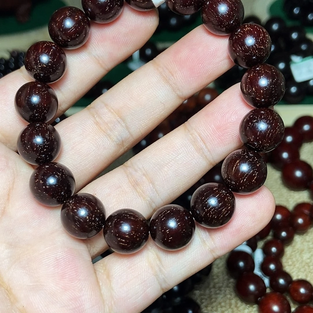 小叶紫檀手串/手链1.2满金星