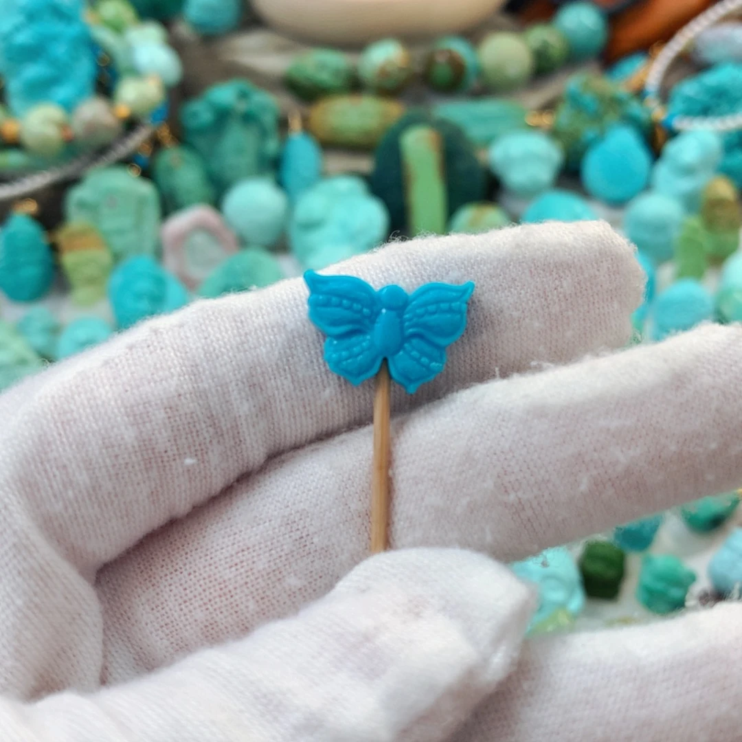 绿松石未镶嵌珠宝半成品