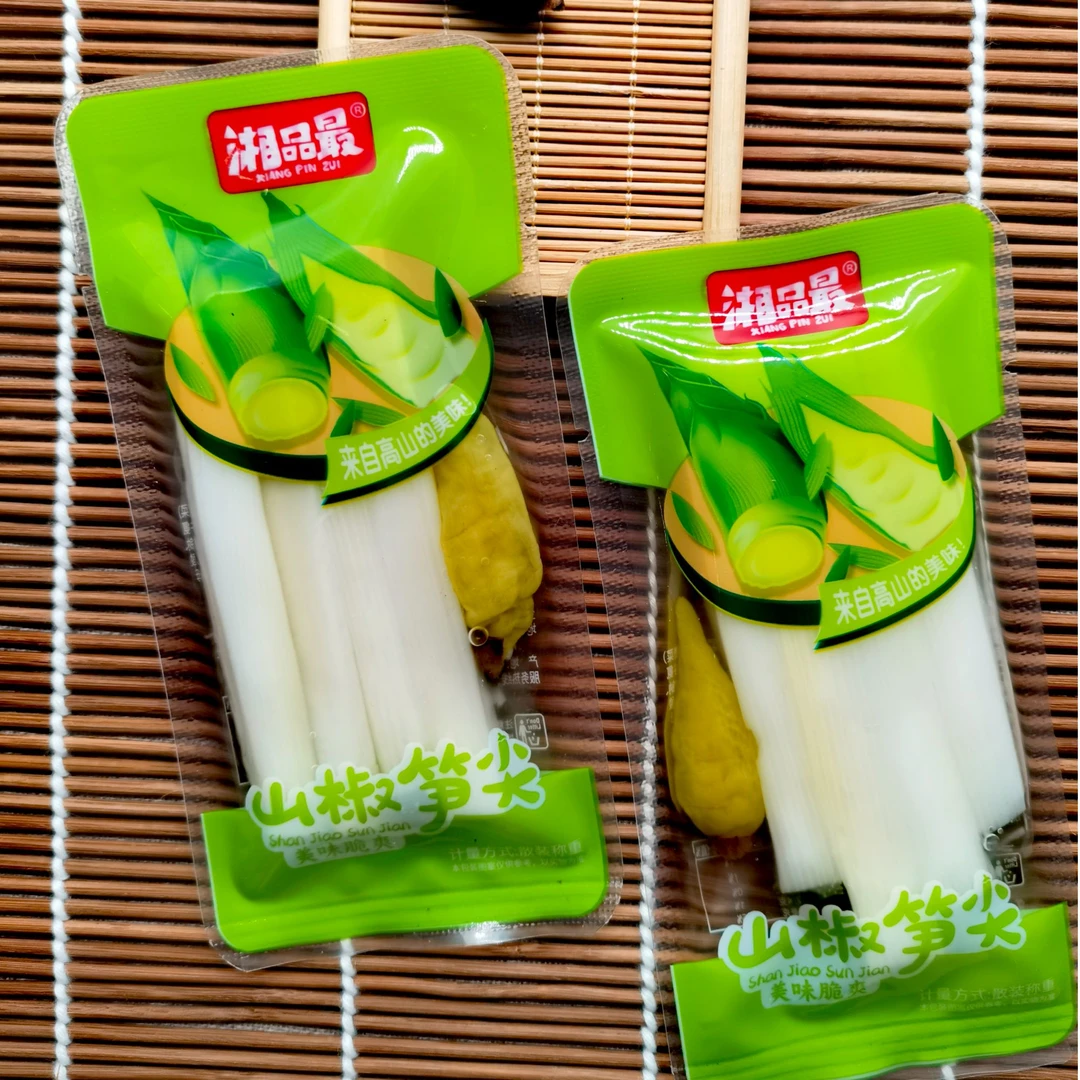 山椒脆笋条泡椒竹笋酸辣开胃下饭菜追剧休闲解馋办公室零食