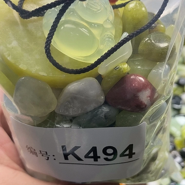 岫玉鱼缸石未镶嵌