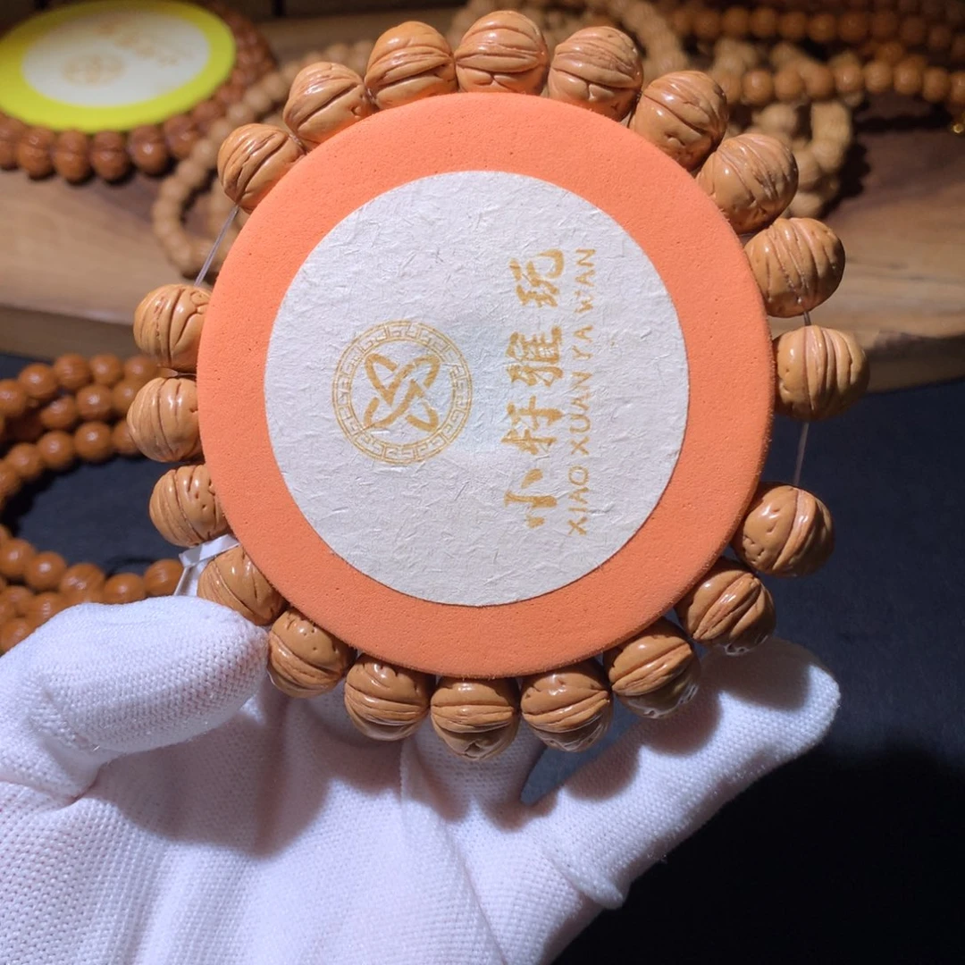 瑞***妍桃核手串铁核肌肉14尺寸