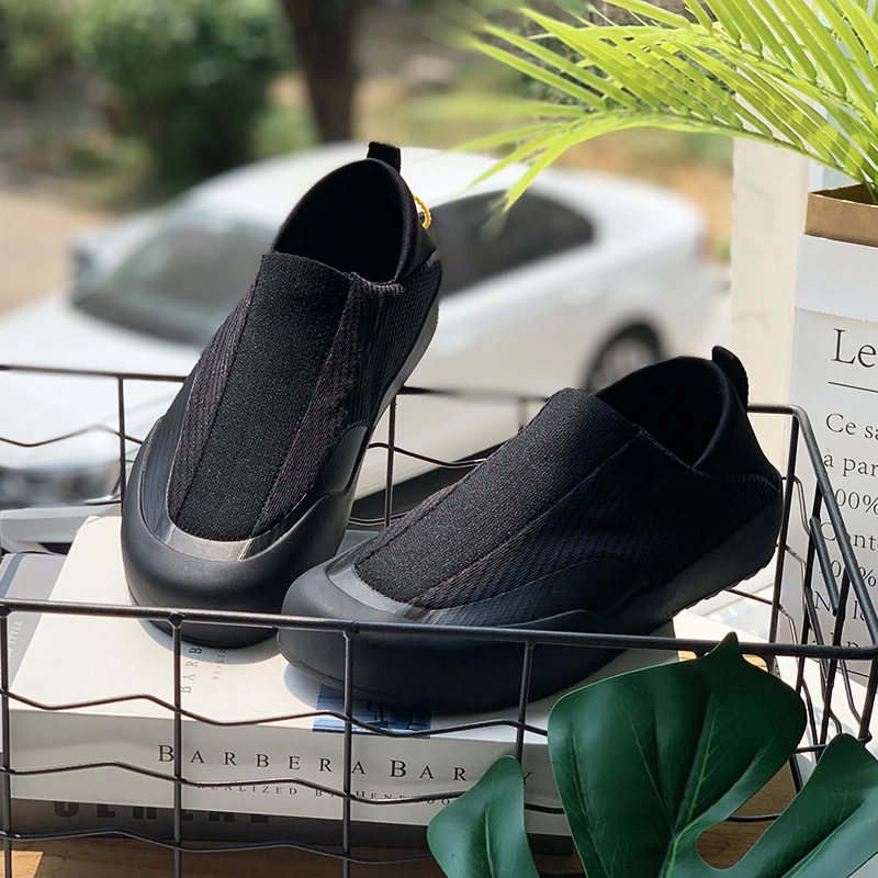 透气韩版低帮布懒人鞋时尚休闲鞋飞织休闲春季网面舒适鸟家一脚蹬