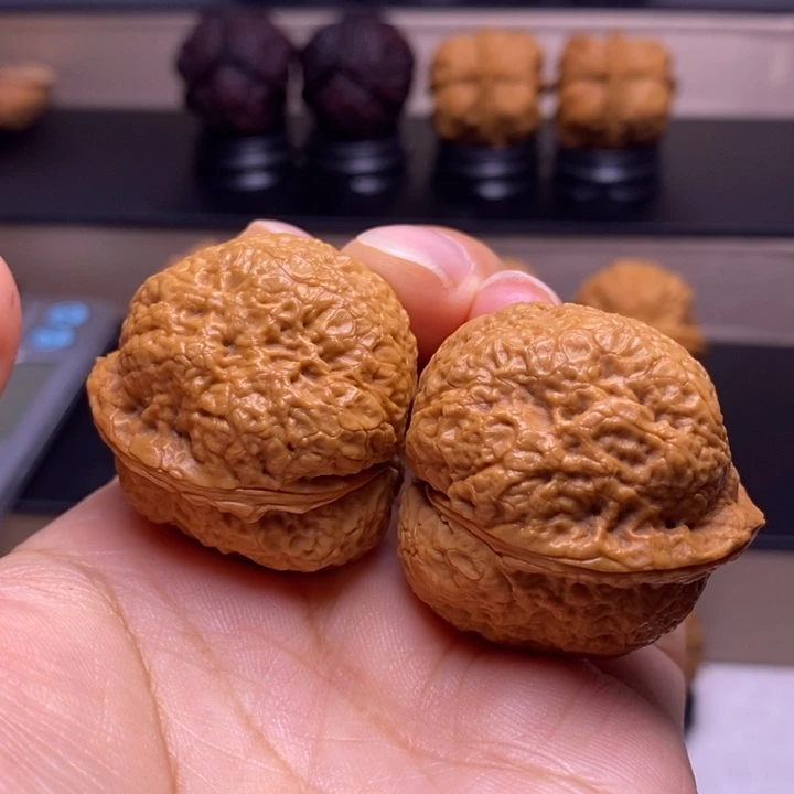 把件文玩核桃呱呱来财65