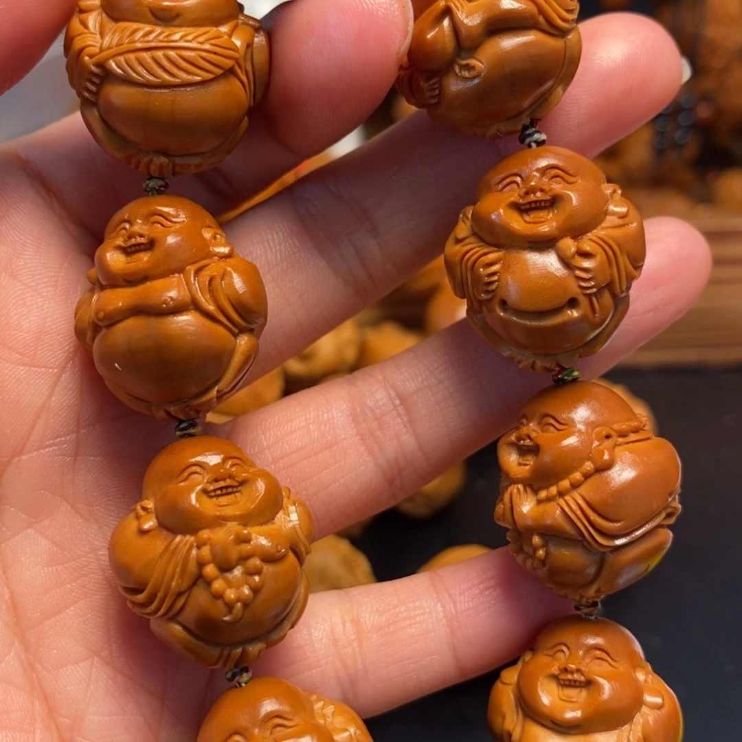 橄榄核手串/手链弥勒佛