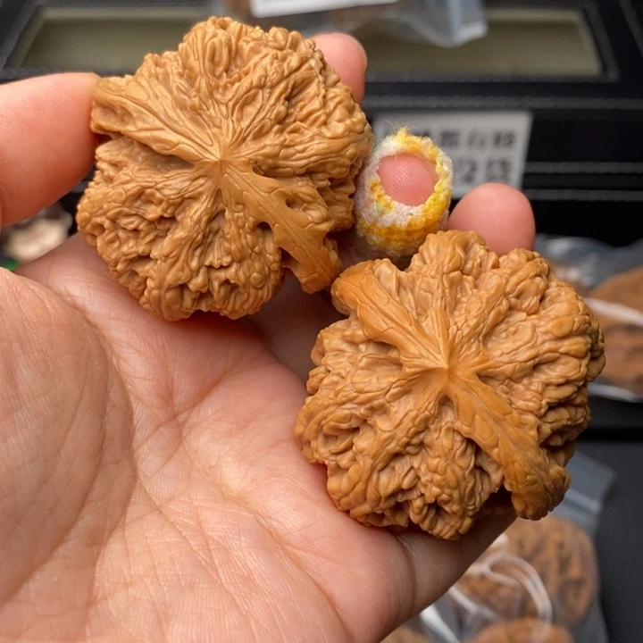 文玩核桃把件45球筋
