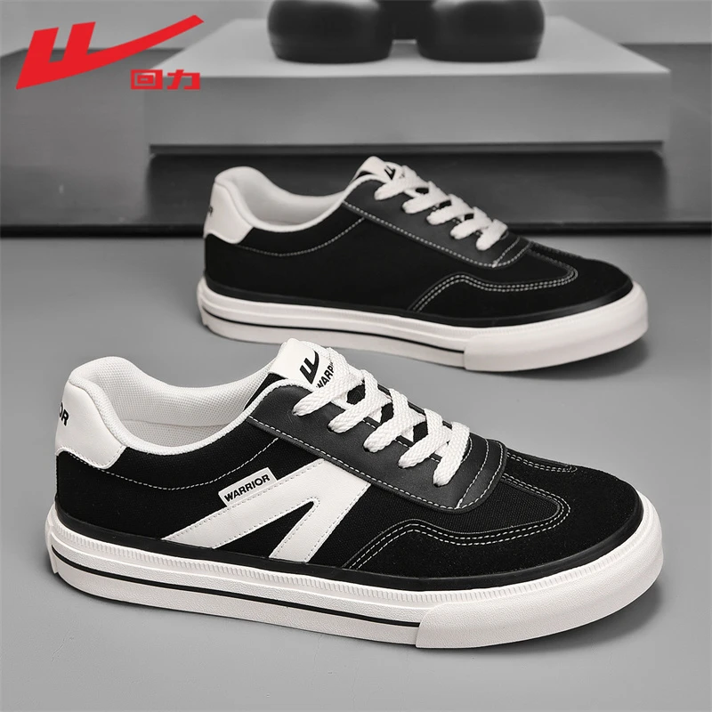 回力男鞋夏季透气帆布鞋子男款百搭时尚休闲板鞋男防滑复古德训鞋