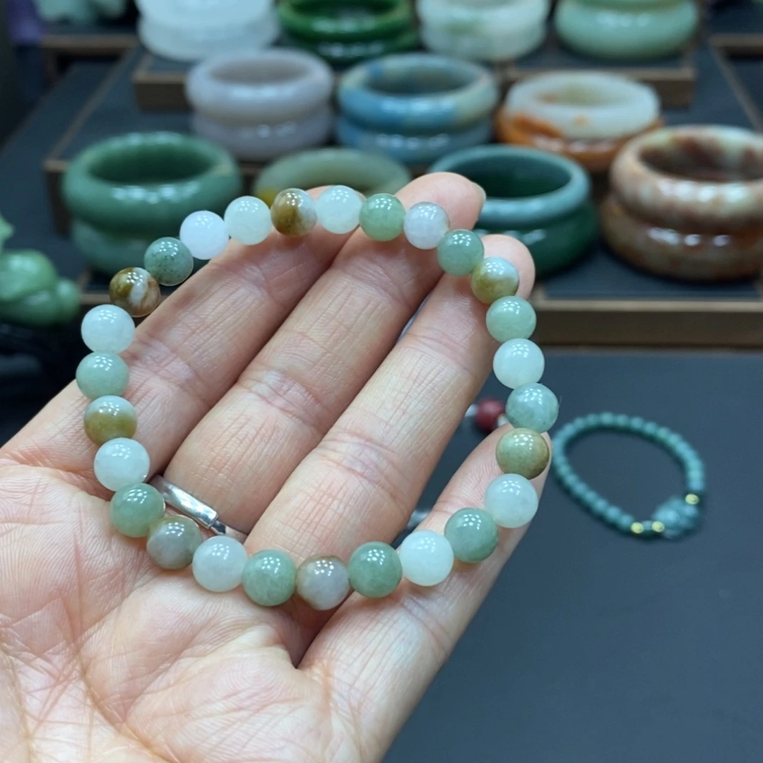 翡翠未镶嵌手链手链