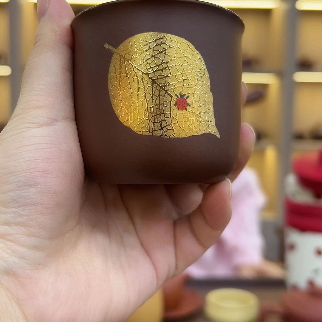 茶宠紫砂景韵鸿鹄主人杯