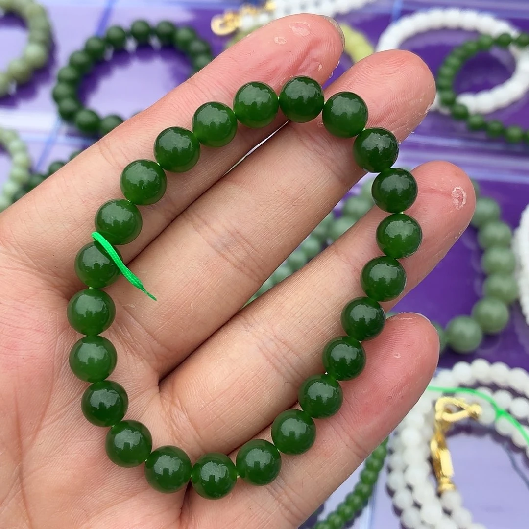 和田玉未镶嵌手串