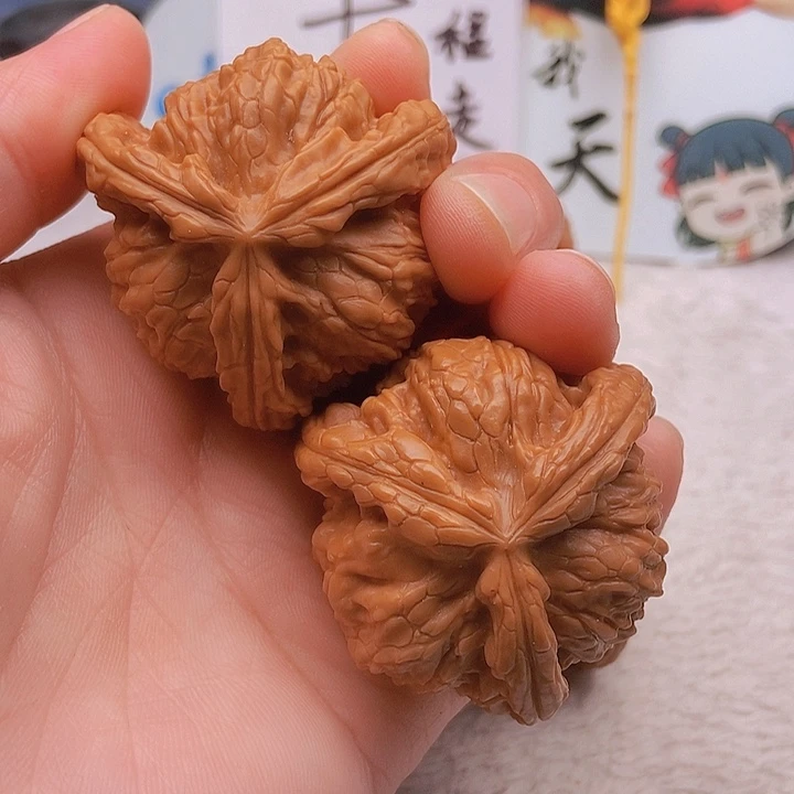 吊坠文玩核桃前****完三棱
