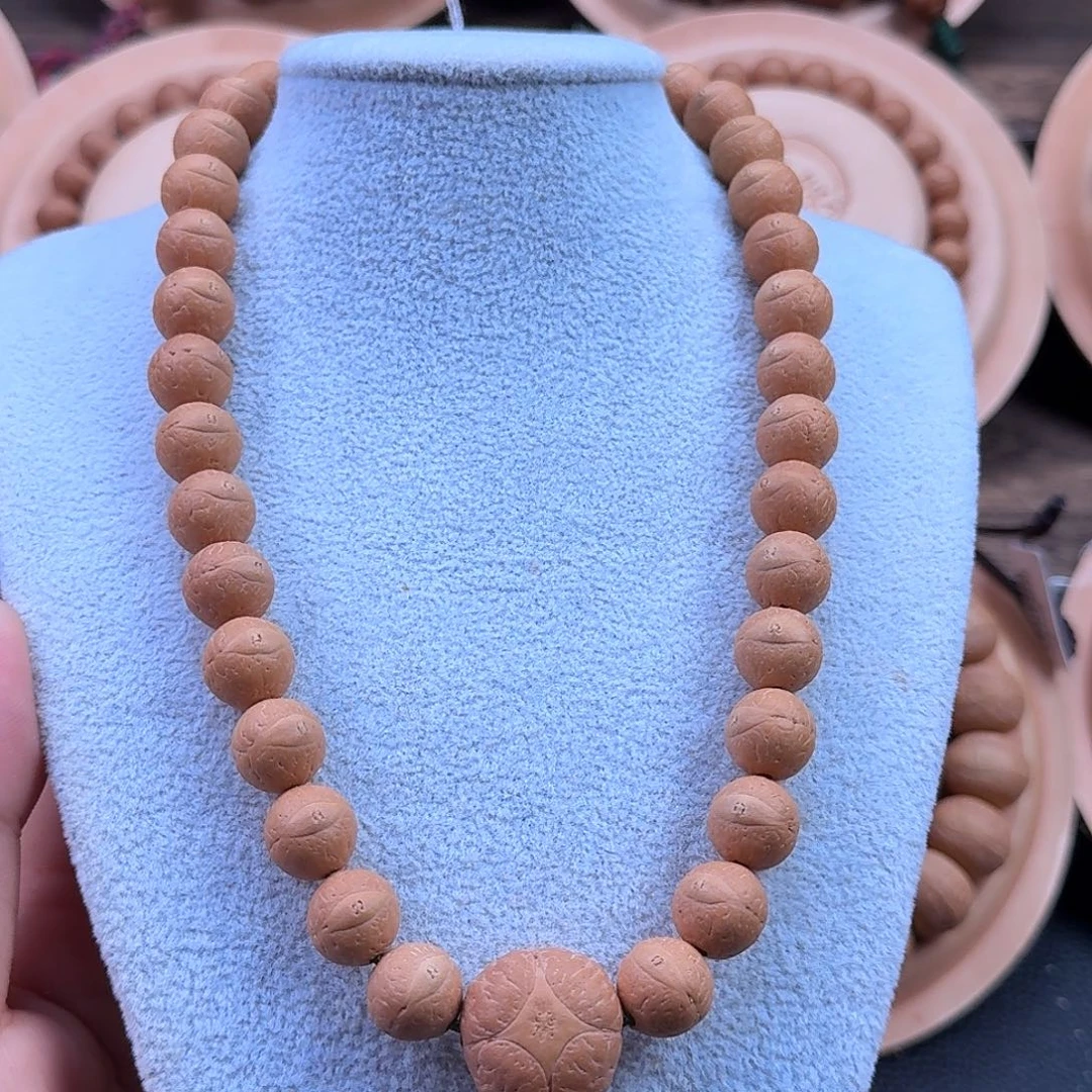 凤眼菩提吊坠精品尖货11mm手持36颗正圆玉化皮质毕业级