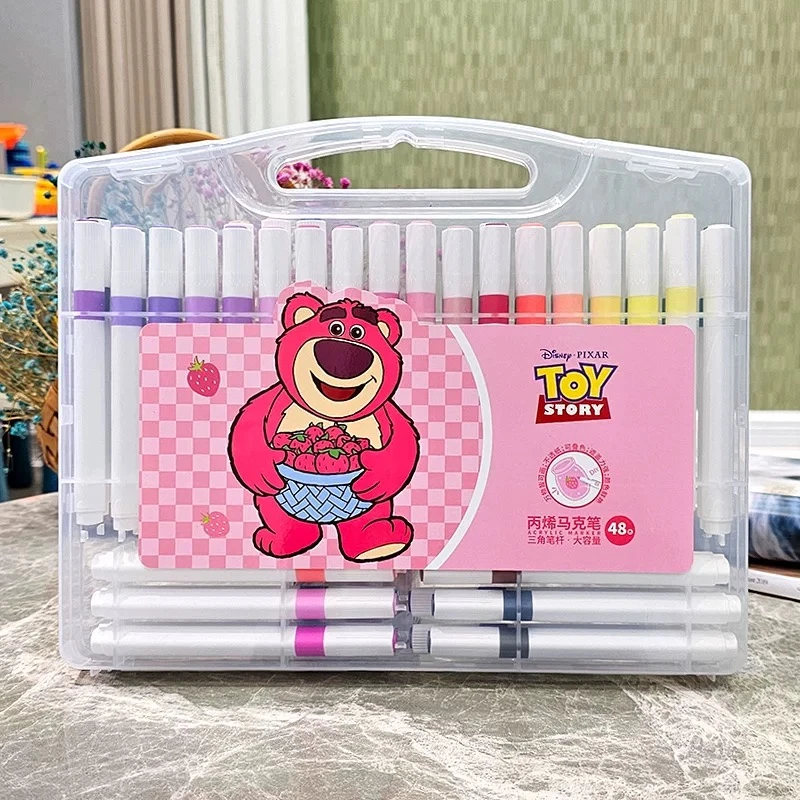 Disney/迪士尼A60029-T1X/48色丙烯马克笔三角杆大容量