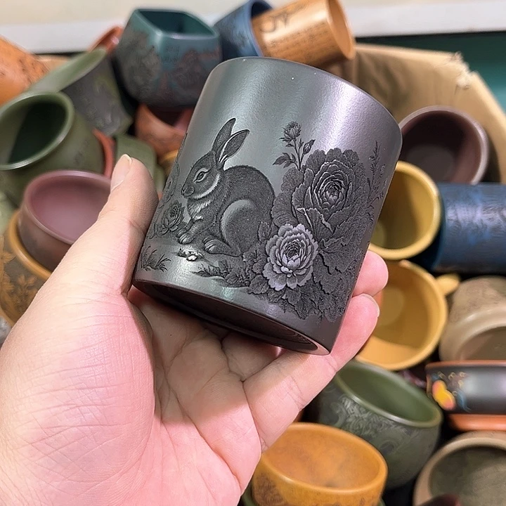 茶杯紫砂全手工紫砂主人杯