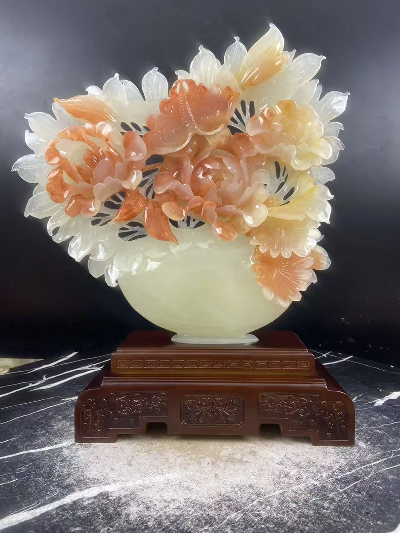 手工雕刻【长42，高48，宽12】家居摆件，开业乔迁礼品