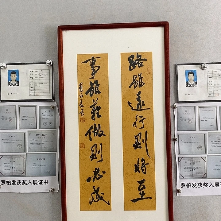 书法罗柏发老师的作品