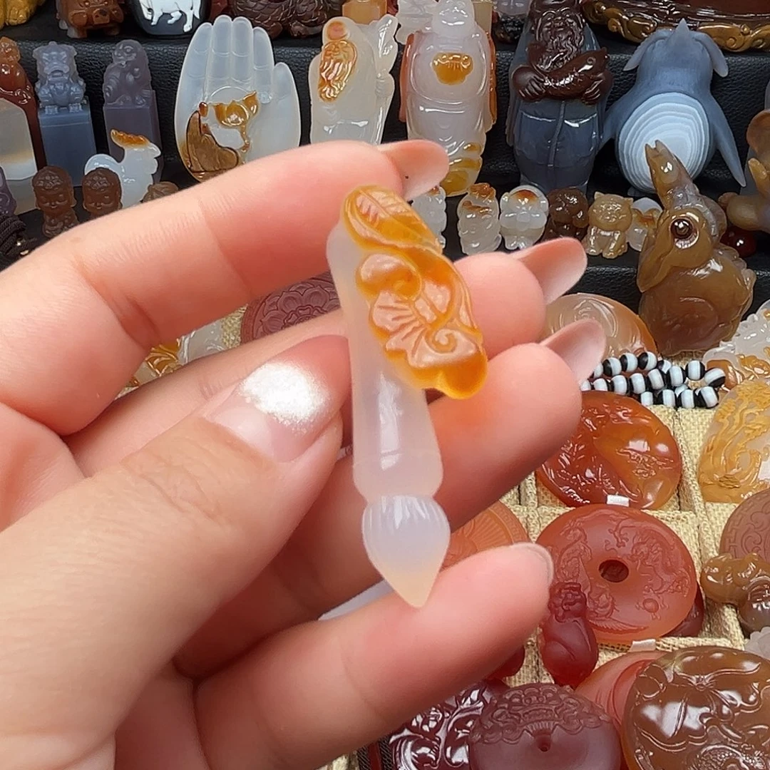 玛瑙/玉髓未镶嵌颈饰