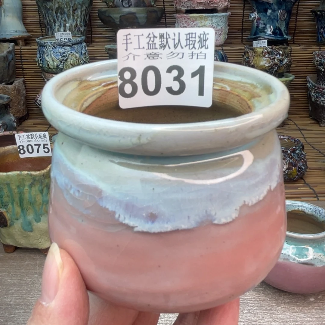 手工花盆默认瑕疵完美者勿拍