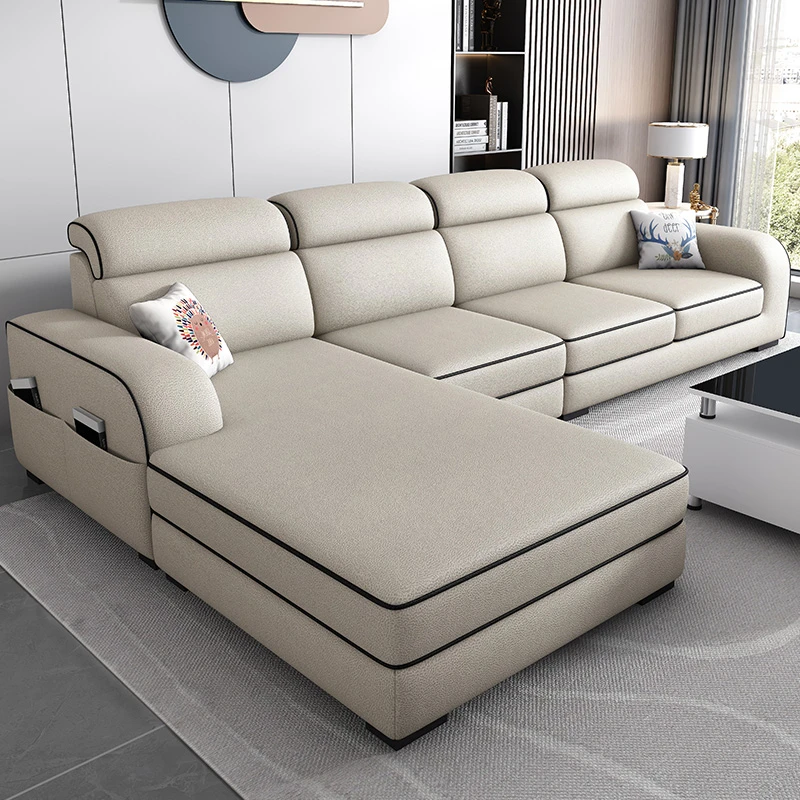 简约现代冬夏两用客厅布艺沙发农村小户型出租房经济型凉席719