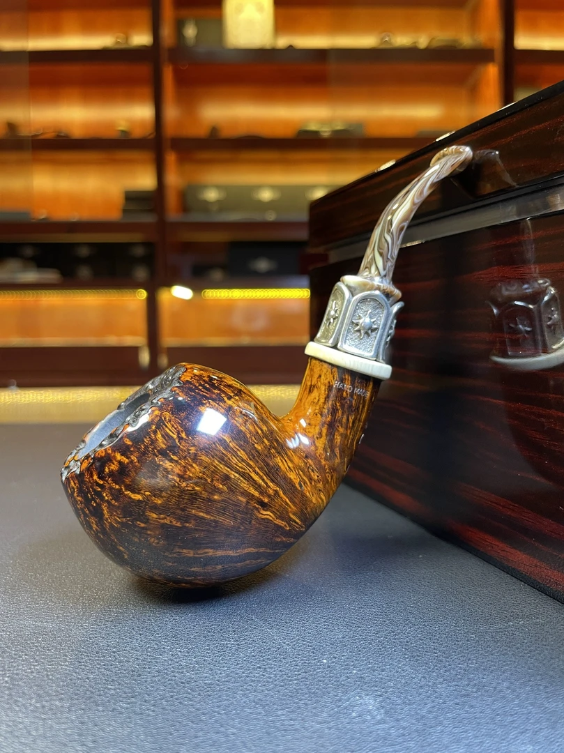 丹麦吉普森boutique典藏5级石楠木手工烟斗内径20.9 斗深46.5