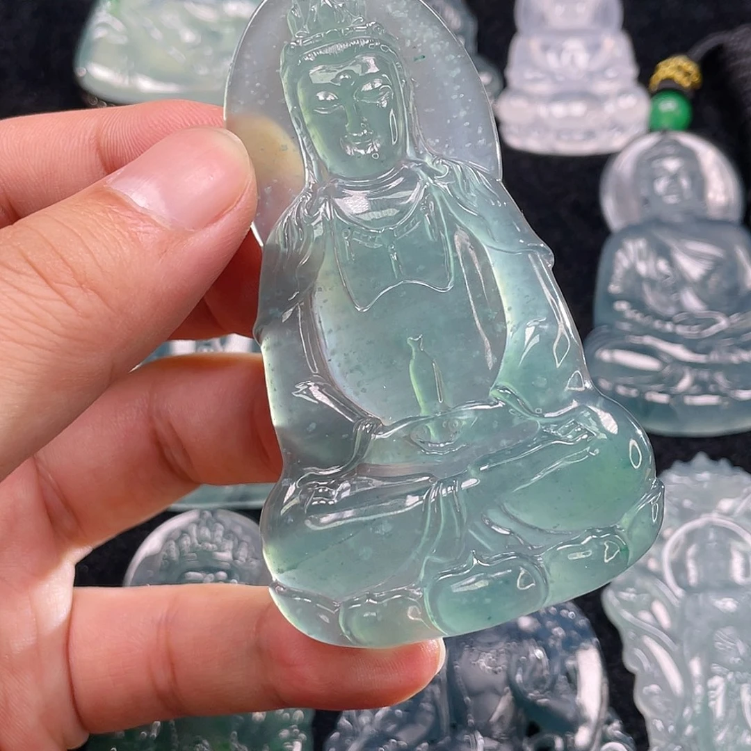 颈饰未镶嵌翡翠6，