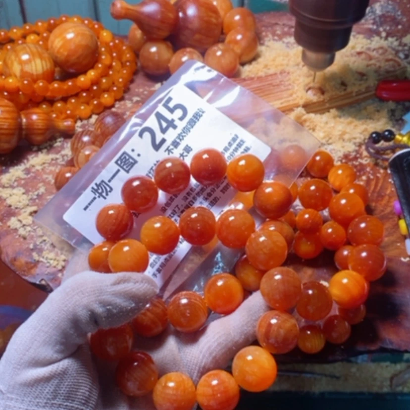 【闪购商品】松木（琥珀木）手串/手链宸****?穿好