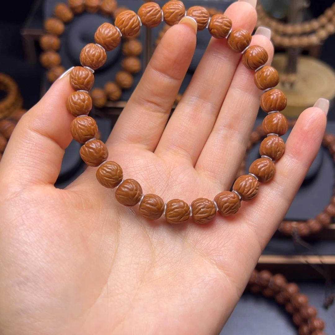 人***梦手串桃核小龙纹0.9➕