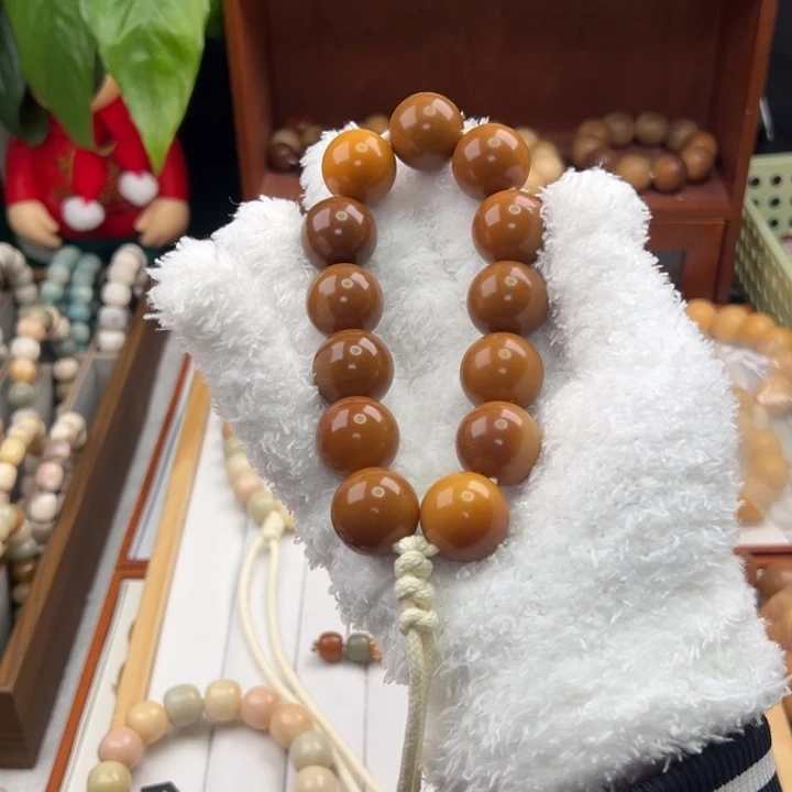 菩提根/象牙果手串大瑕疵有小裂不退不换