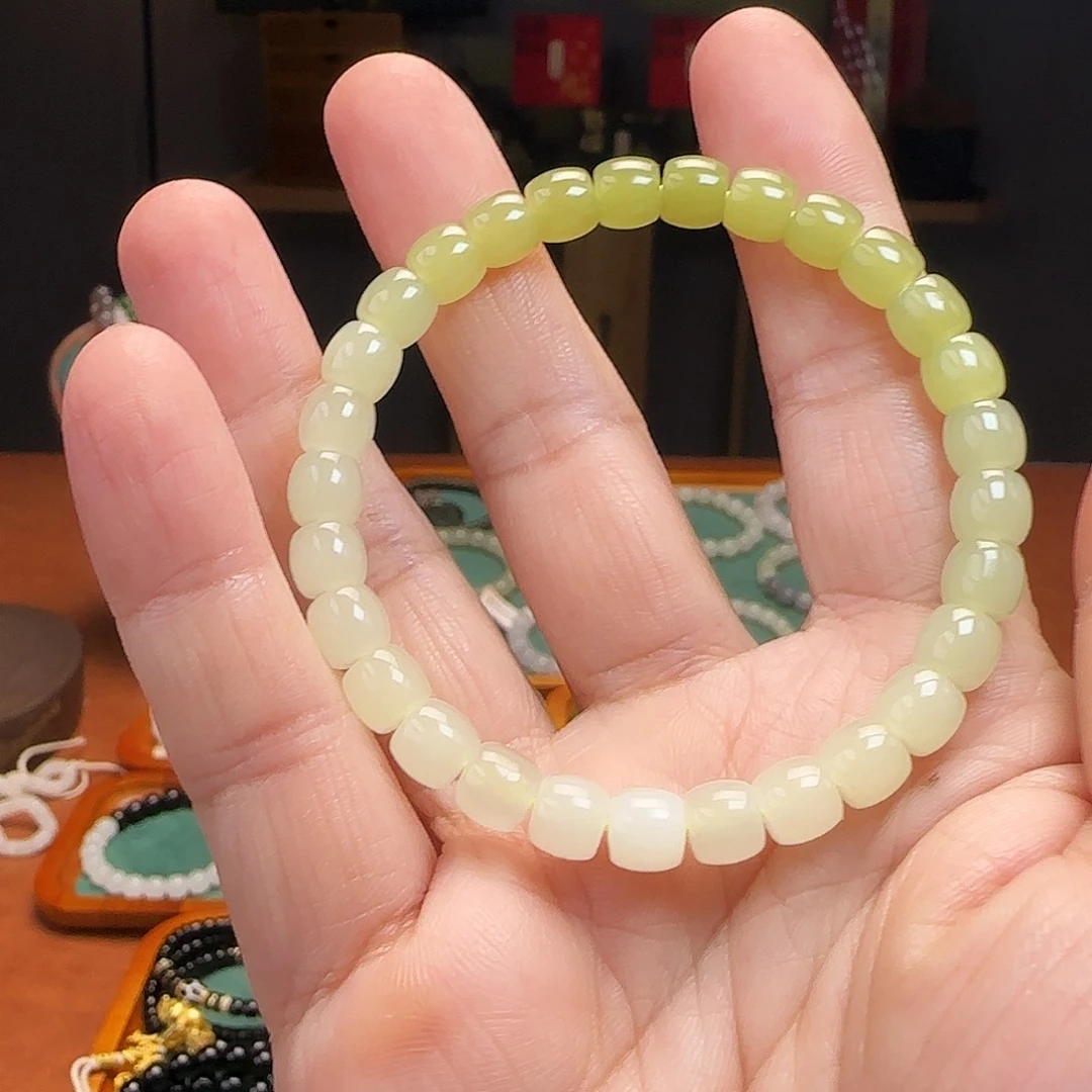 和田玉未镶嵌手链