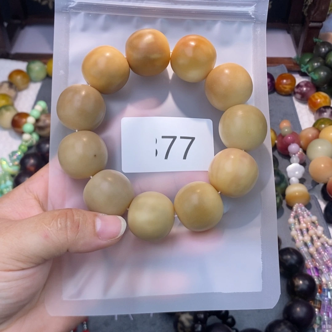 吊坠菩提根/象牙果，77中瑕，