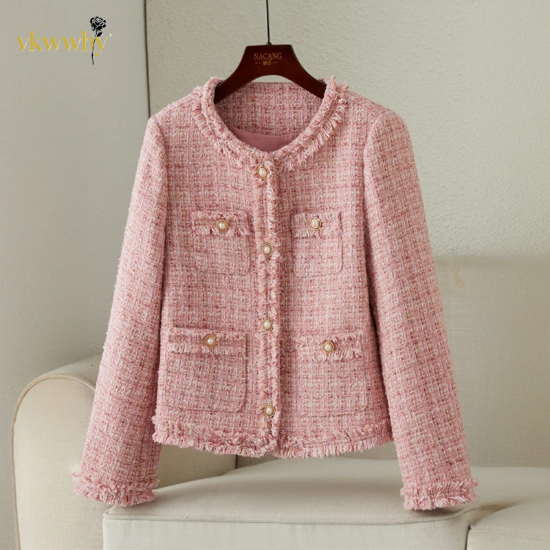 秋冬新款高级韩版女装气质修身时尚短款纯欲慵懒风女装外套毛呢