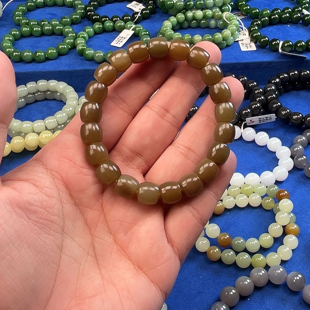 和田玉未镶嵌手链