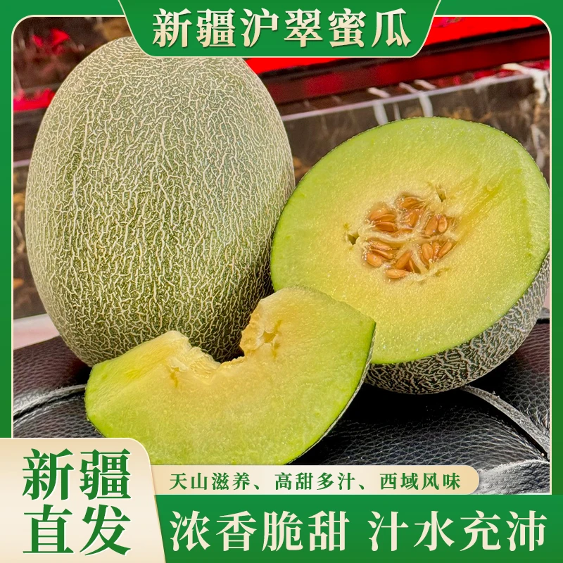 【京东】新疆沪翠蜜瓜应季新品种哈密瓜果园直发脆甜爽口瓜香浓郁