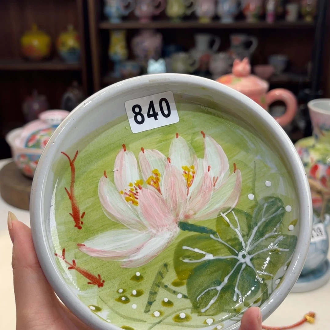 景德镇手绘高温釉下彩陶瓷茶具
