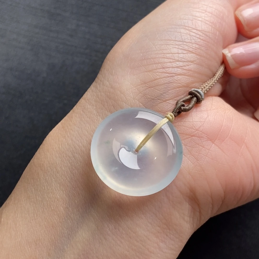 翡翠未镶嵌颈饰24.3-5.6