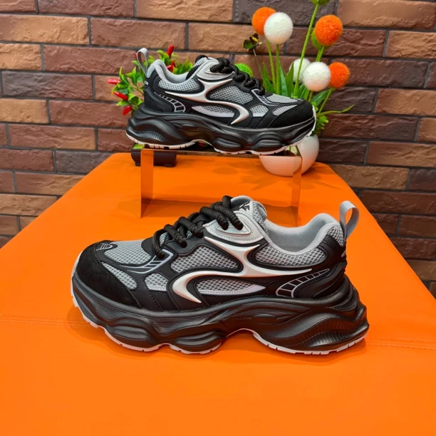 DJ55-150早秋新款增高厚底老爹鞋男鞋百搭时尚休闲运动网红学生鞋